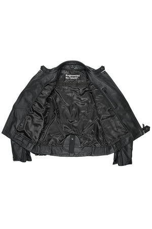 Pando Moto Twin Leather Jacket - Black - Salt Flats Clothing