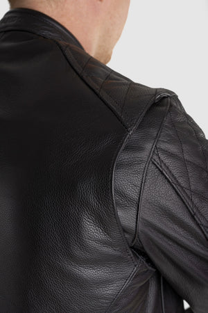 Pando Moto Twin Leather Jacket - Black - Salt Flats Clothing