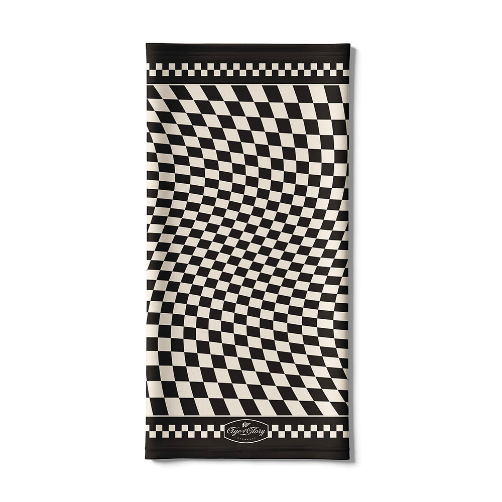 Age of Glory Twisted Checker Winter Bandana Neck Tube - Salt Flats Clothing