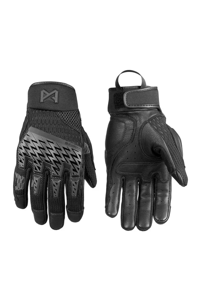 Pando Moto Vidar Gloves - Black - Salt Flats Clothing