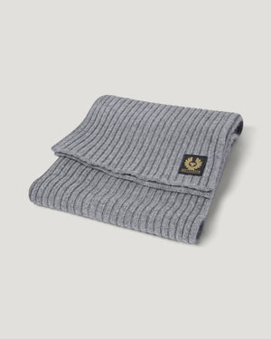 Belstaff Watch Scarf - Pale Grey - Salt Flats Clothing