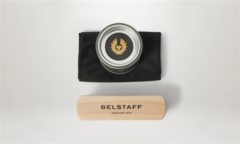 Belstaff Rewaxing kit - Wax, Brush, Bag - Salt Flats Clothing