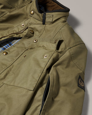 Belstaff Waymaster Men's Waxed Cotton Jacket TechWax 8oz - Olive - Salt Flats Clothing