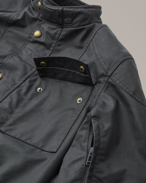 Belstaff Waymaster Men's Waxed Cotton Jacket TechWax 8oz - Black - Salt Flats Clothing