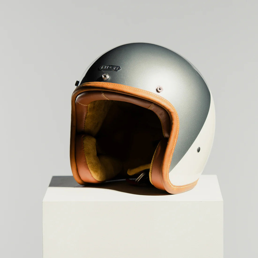 Hedon Hedonist ECE 06 Open Face Motorcycle Helmet - Camelot - Salt Flats Clothing