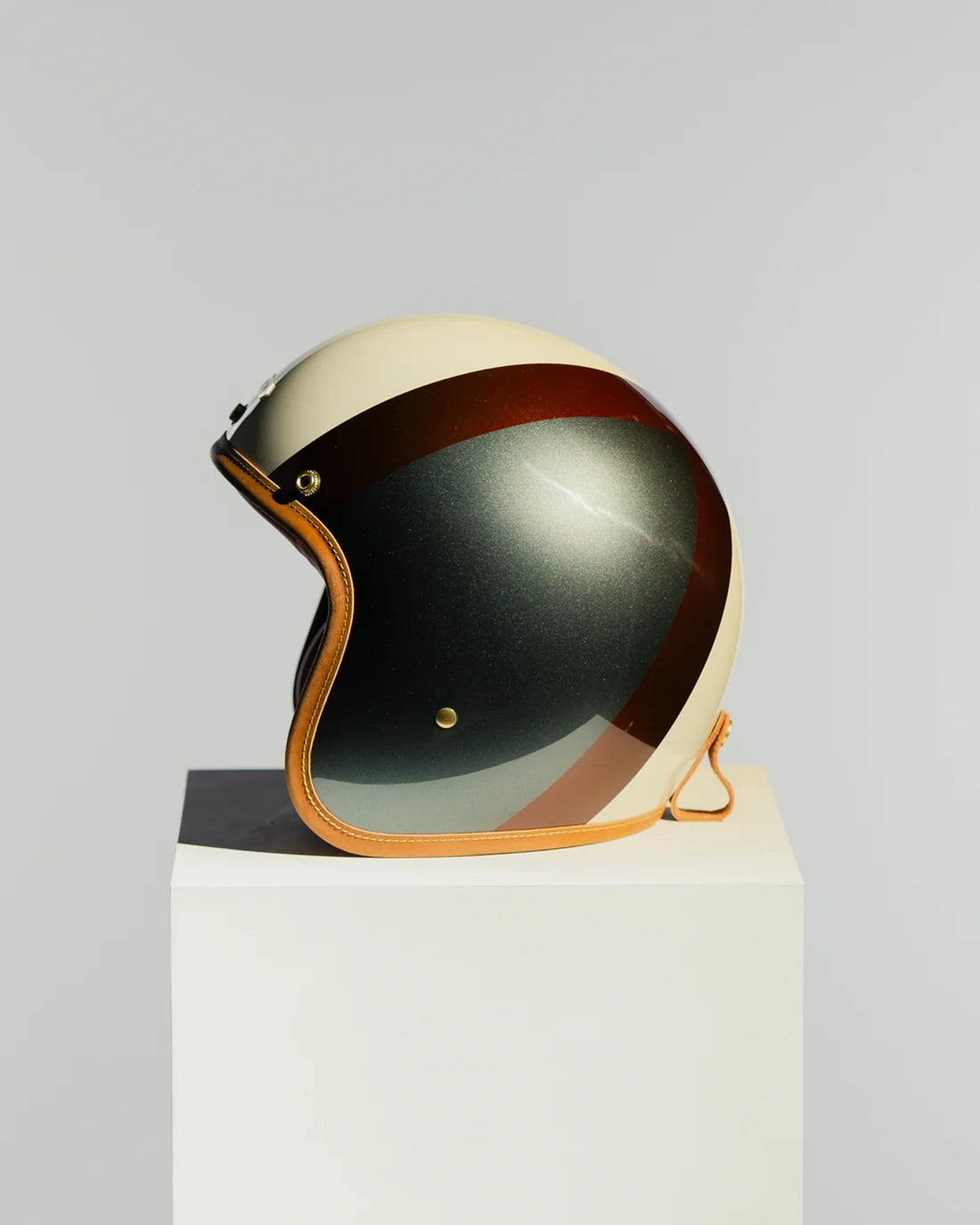 Hedon Hedonist ECE 06 Open Face Motorcycle Helmet - Eastwood - Salt Flats Clothing