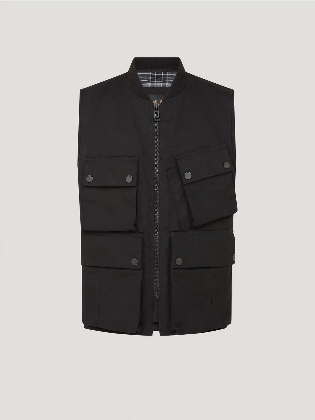 Belstaff Windermere Waistcoat - Black - Salt Flats Clothing
