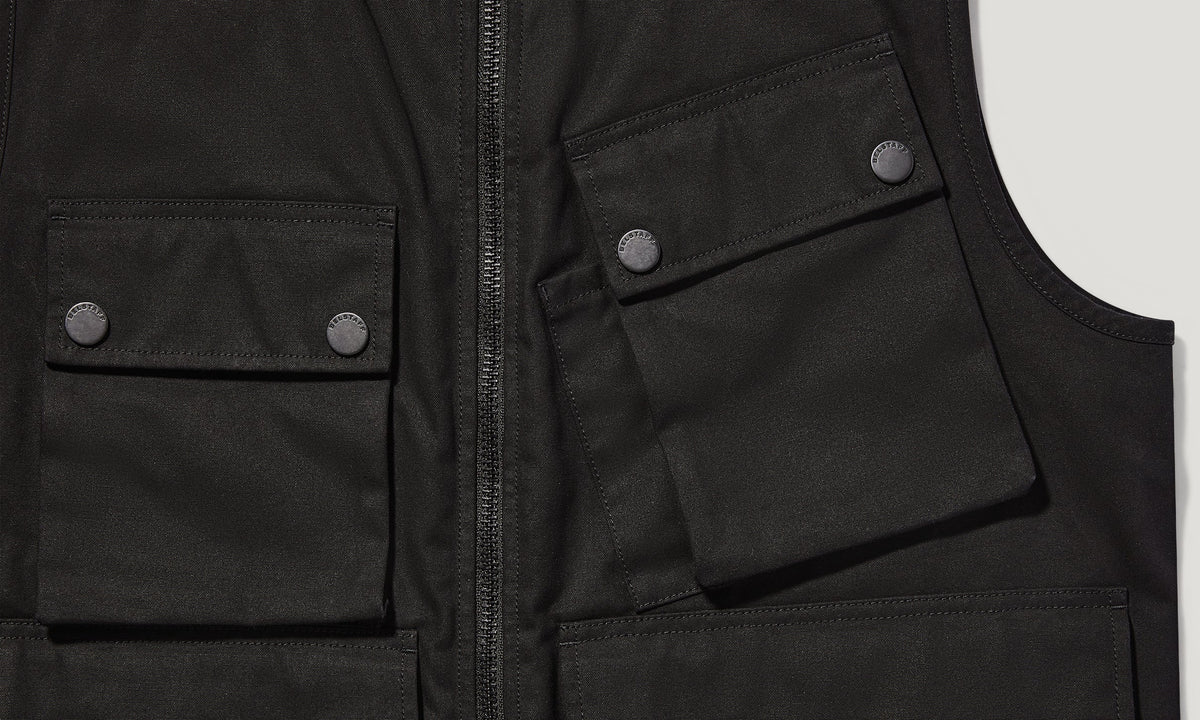 Belstaff Windermere Waistcoat - Black - Salt Flats Clothing