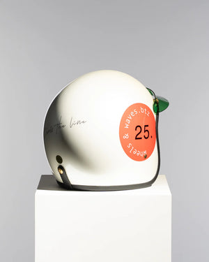 Hedon Hedonist ECE 06 Open Face Motorcycle Helmet - Wheels & Waves 2025 - Salt Flats Clothing