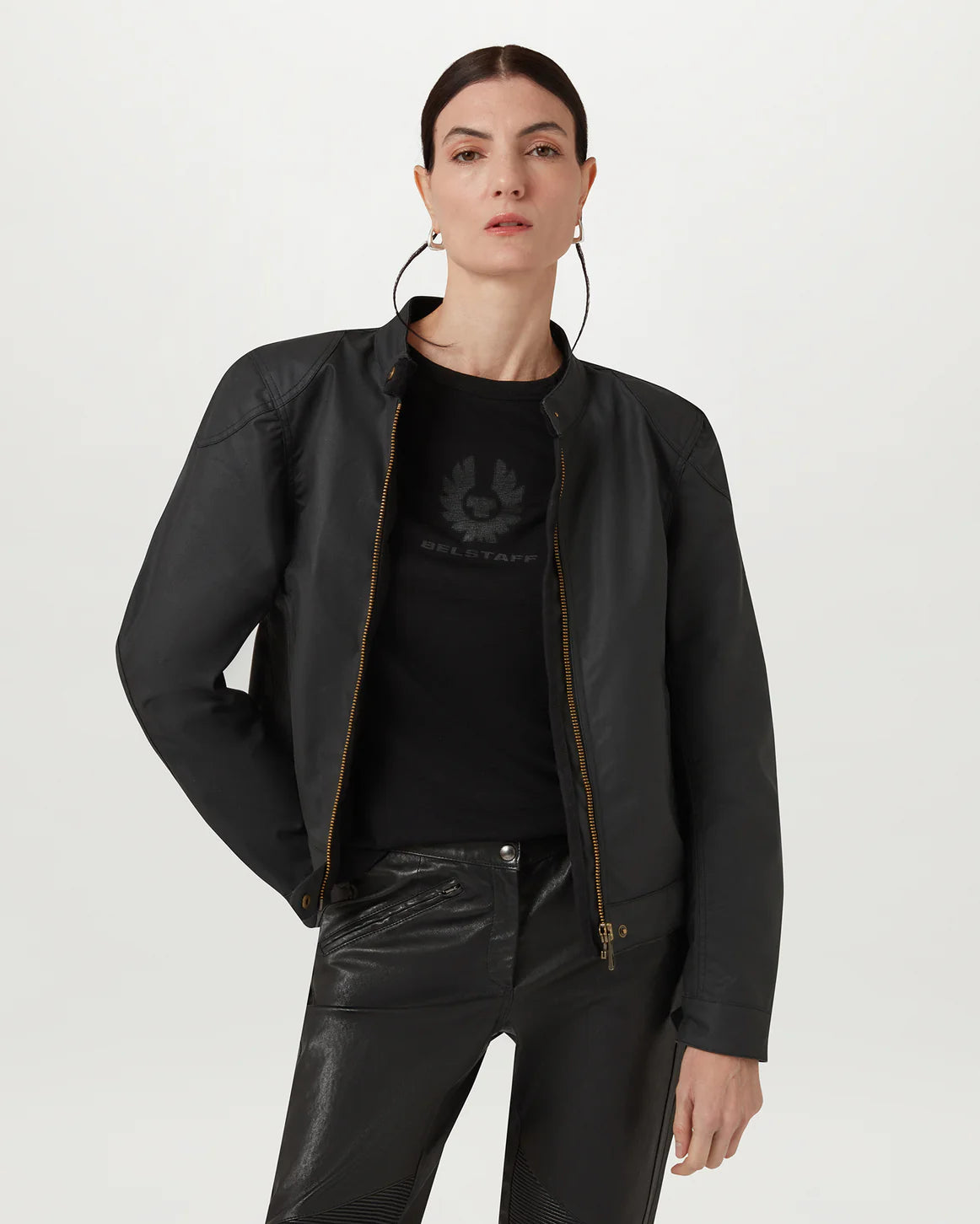 Belstaff Long Sleeve Ladies Merino Base Layer - Black - Salt Flats Clothing