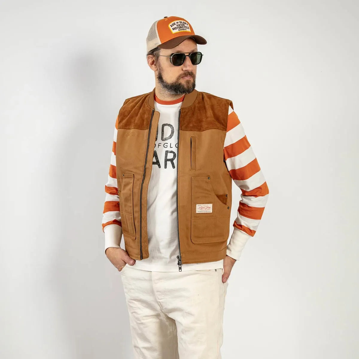 Age of Glory Cabin Vest - Caramel - Salt Flats Clothing