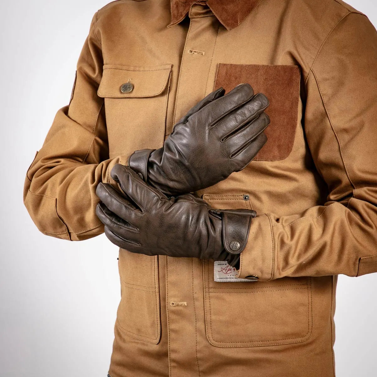 Age of Glory Carpenter Men's CE Gloves - Brown - Salt Flats Clothing