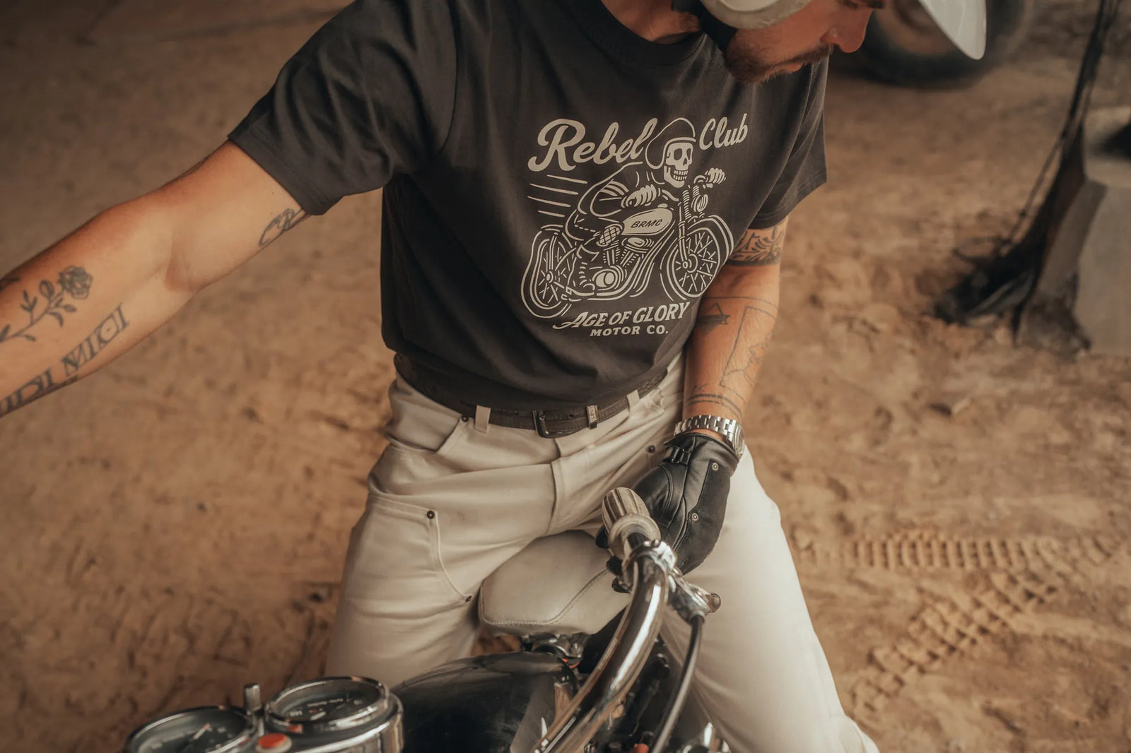 Age of Glory Rebel Club T'Shirt - Black - Salt Flats Clothing