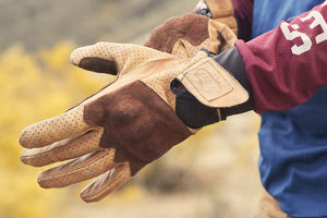 Fuel Motorcycles Gloves Rodeo - Yellow - Salt Flats Clothing