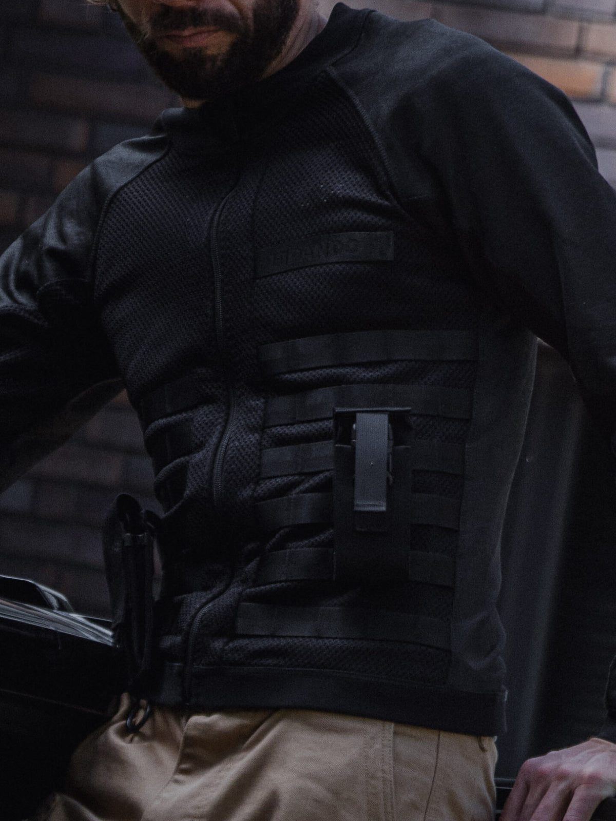 Pando Moto Commando UH Men's  Protetive Under Shirt - Black - Salt Flats Clothing