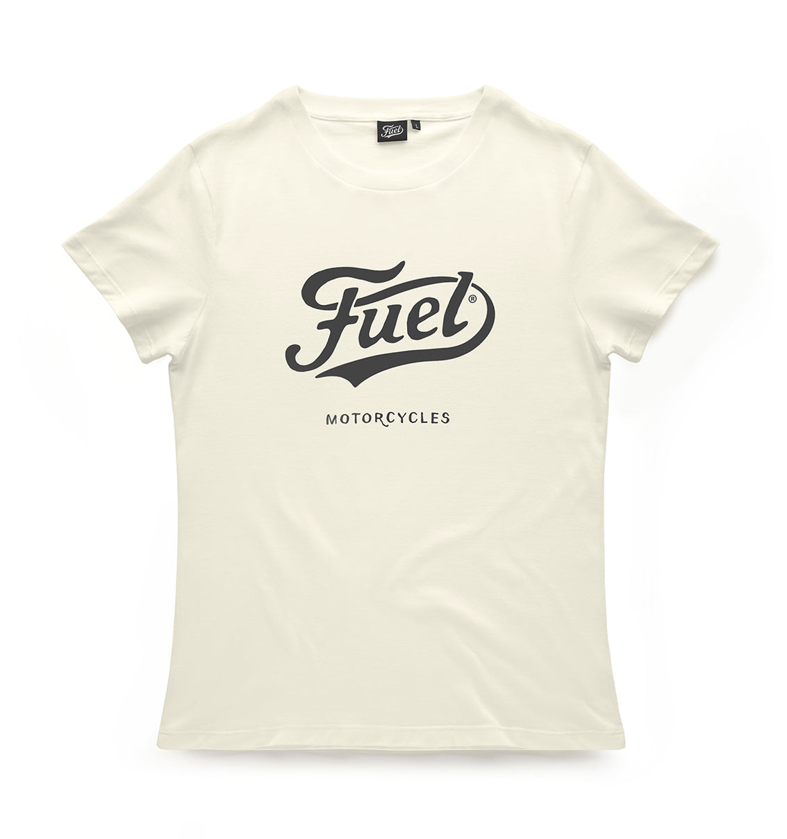 Fuel Motorcycles T'Shirt - Cream - Salt Flats Clothing