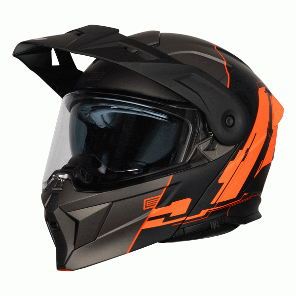 Origine Adventure 22.06 Full Face Flip Helmet - Cyborg Orange Titanium