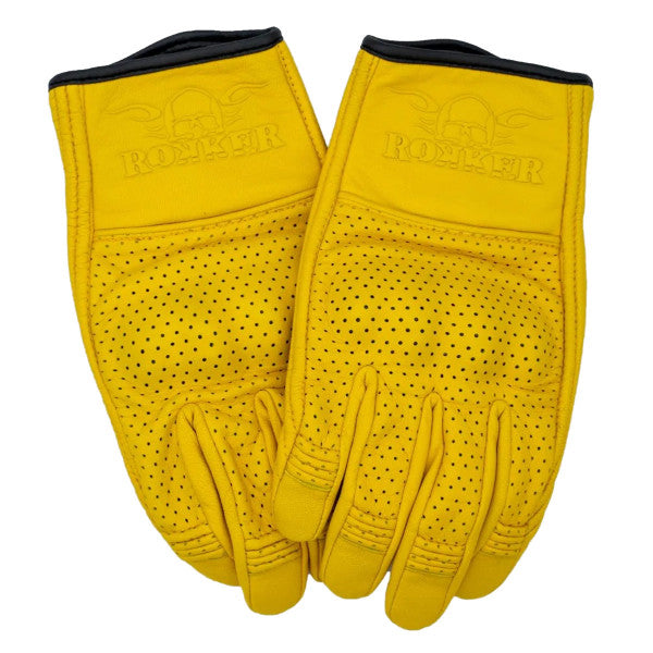 Rokker Glove Tucson Perforated - Natural Yellow - Salt Flats Clothing