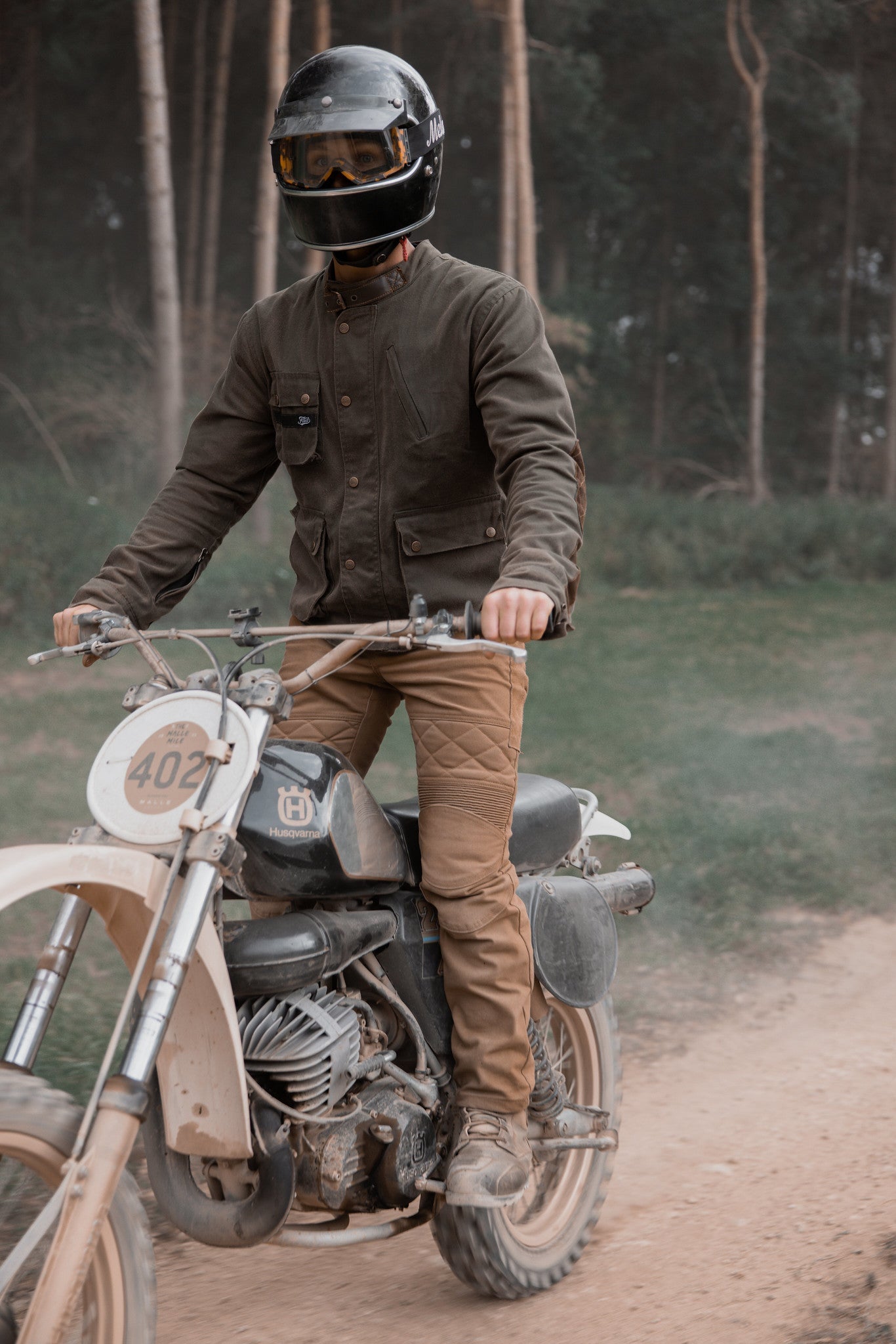Fuel Motorcycles Division 2 ライディングジャケット Fuel Motorcycles Division 2.0 Jacket - Green - Salt Flats Clothing