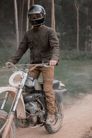 Fuel Motorcycles Division 2.0 Jacket - Green - Salt Flats Clothing