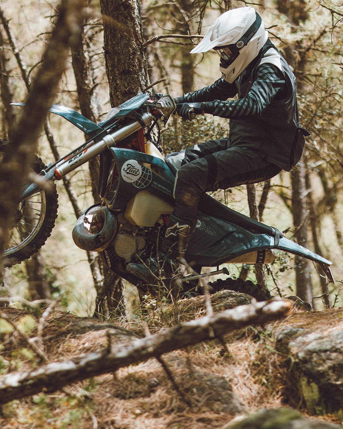 Fuel Motorcycles Endurage Jacket - Dark Grey - Salt Flats Clothing