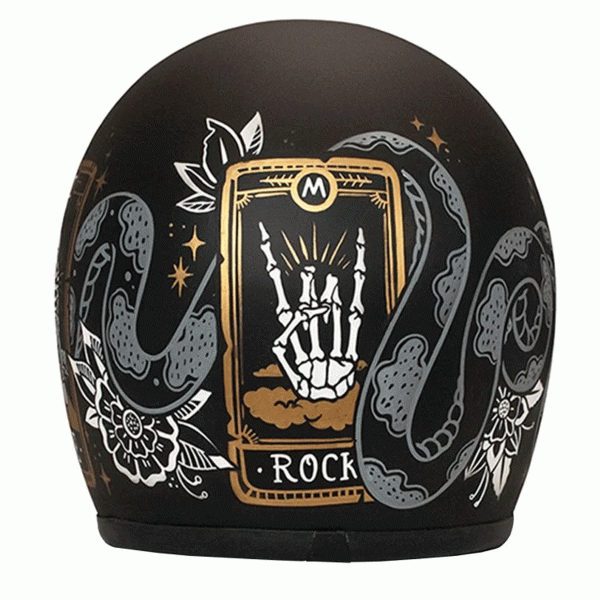 DMD Jet Retro Helmet R22-06 - Cards - Salt Flats Clothing