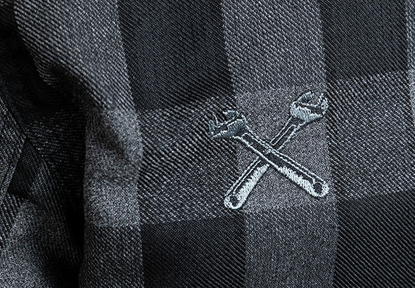 John Doe Motoshirt - Grey/Black - Salt Flats Clothing