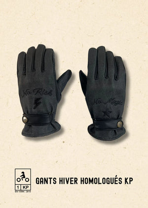 Wildust Sisters Thriller Winter Gloves with Knuckle Armour - Black - Salt Flats Clothing
