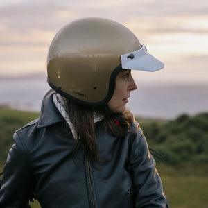 DMD Accessory Vintage Helmet Off-Road Peak - White - Salt Flats Clothing