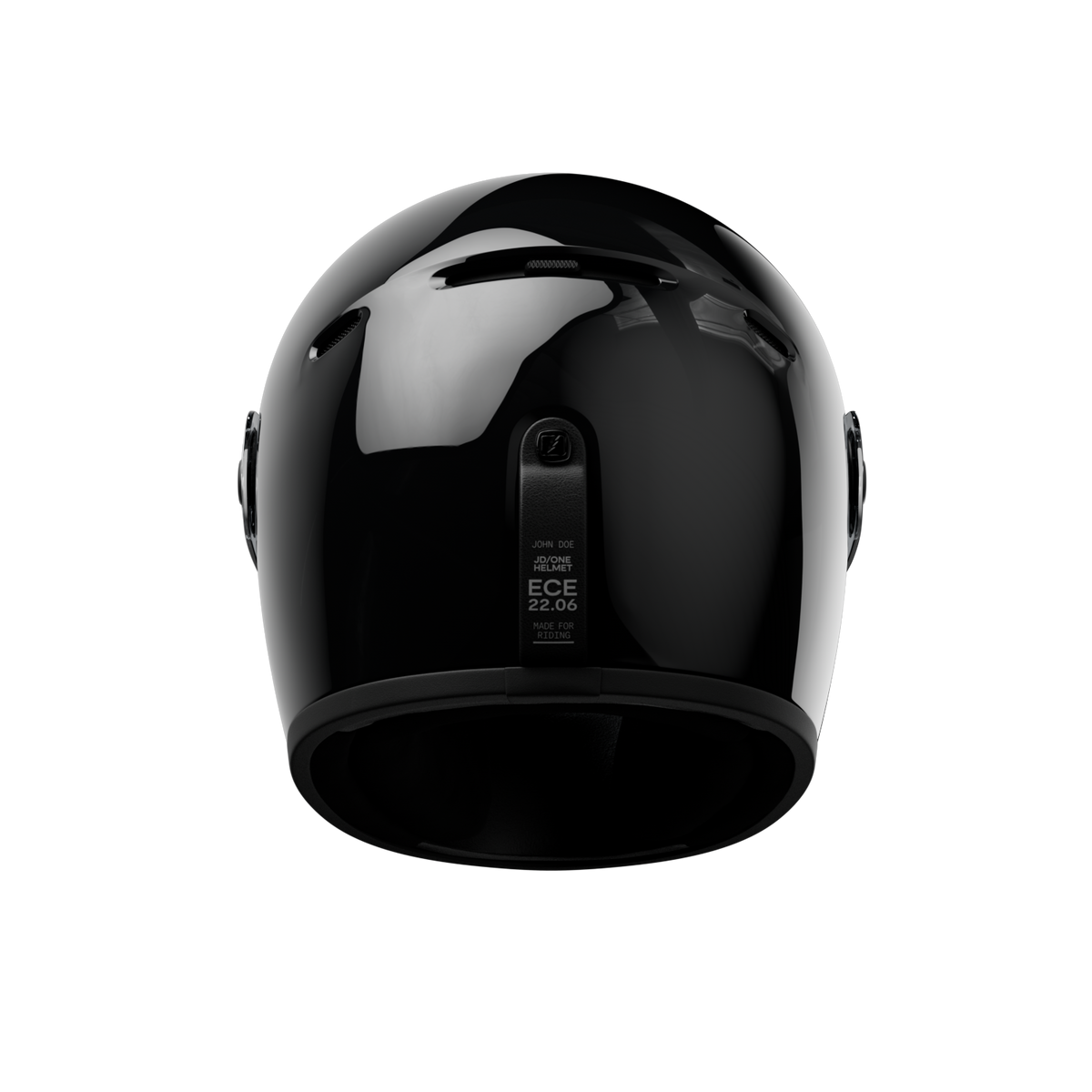 John Doe JD/ONE Helmet - Glossy Black - Salt Flats Clothing