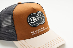 Fuel Motorcycles Expedition Logo Cap - Brown - Salt Flats Clothing