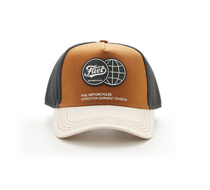 Fuel Motorcycles Expedition Logo Cap - Brown - Salt Flats Clothing