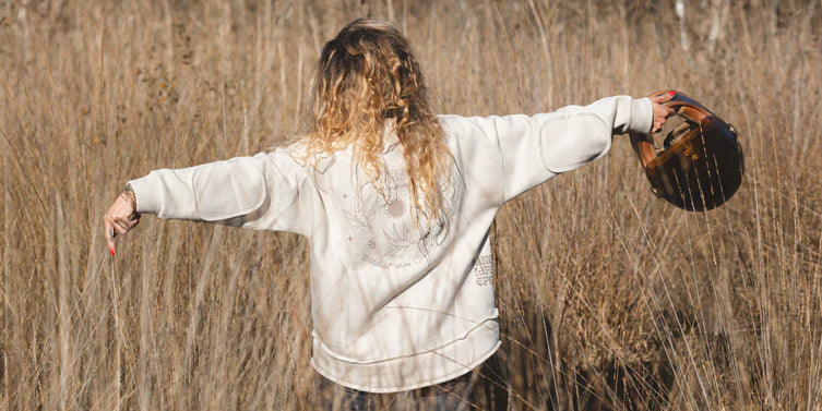 Wildust Sisters Escape Oversized Sweatshirt - Ecru - Salt Flats Clothing