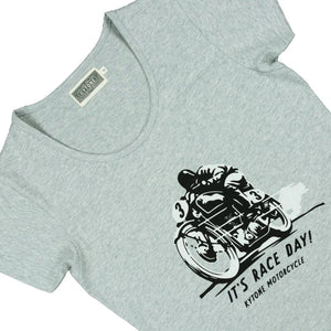 Kytone Ladies Race Day T'Shirt - Grey - Salt Flats Clothing
