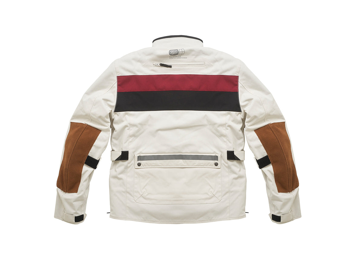Fuel Motorcycles Rally 2 Jacket - White - Salt Flats Clothing