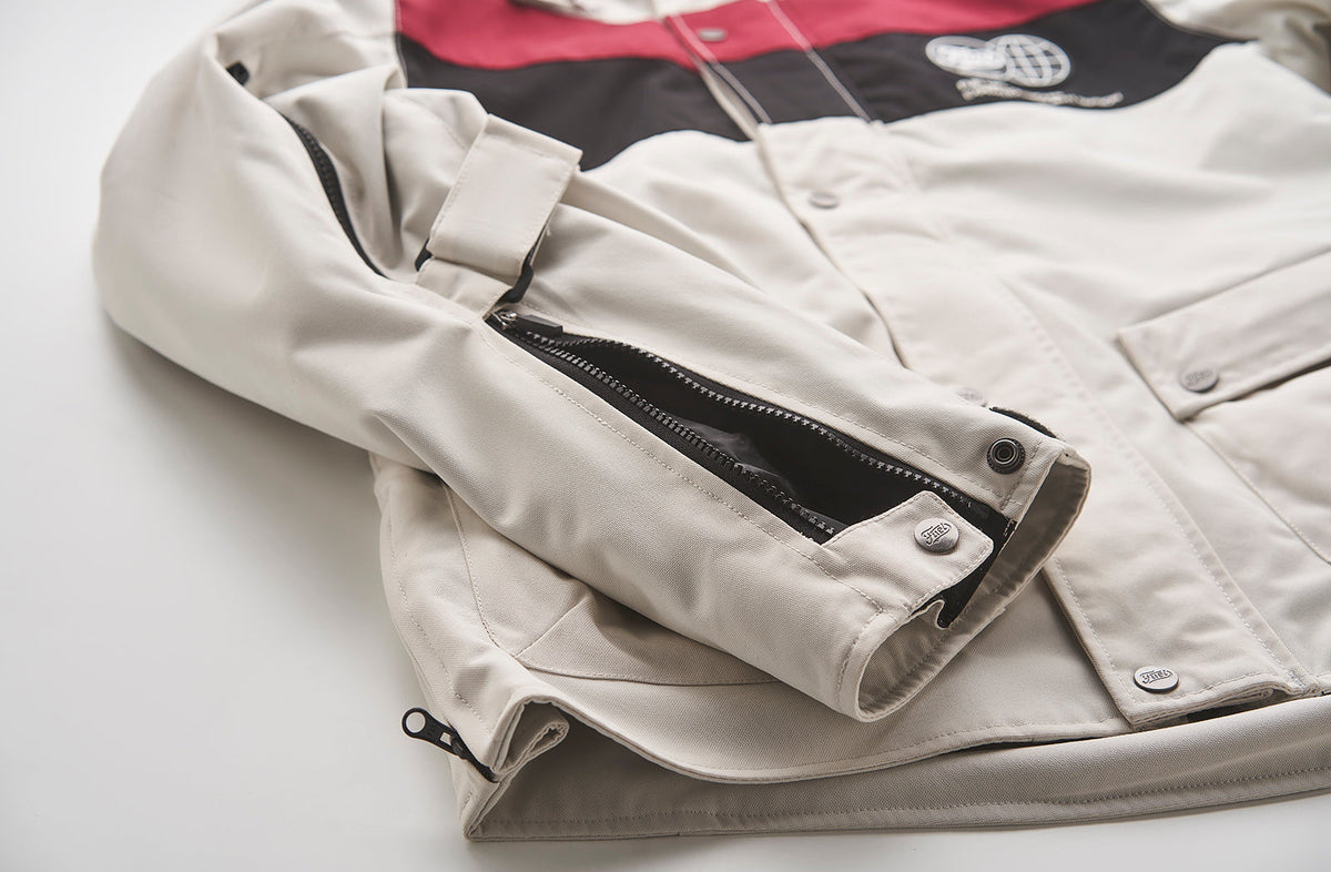 Fuel Motorcycles Rally 2 Jacket - White - Salt Flats Clothing