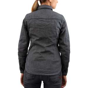 Rokker Boston Rider Ladies Shirt - Grey - Salt Flats Clothing