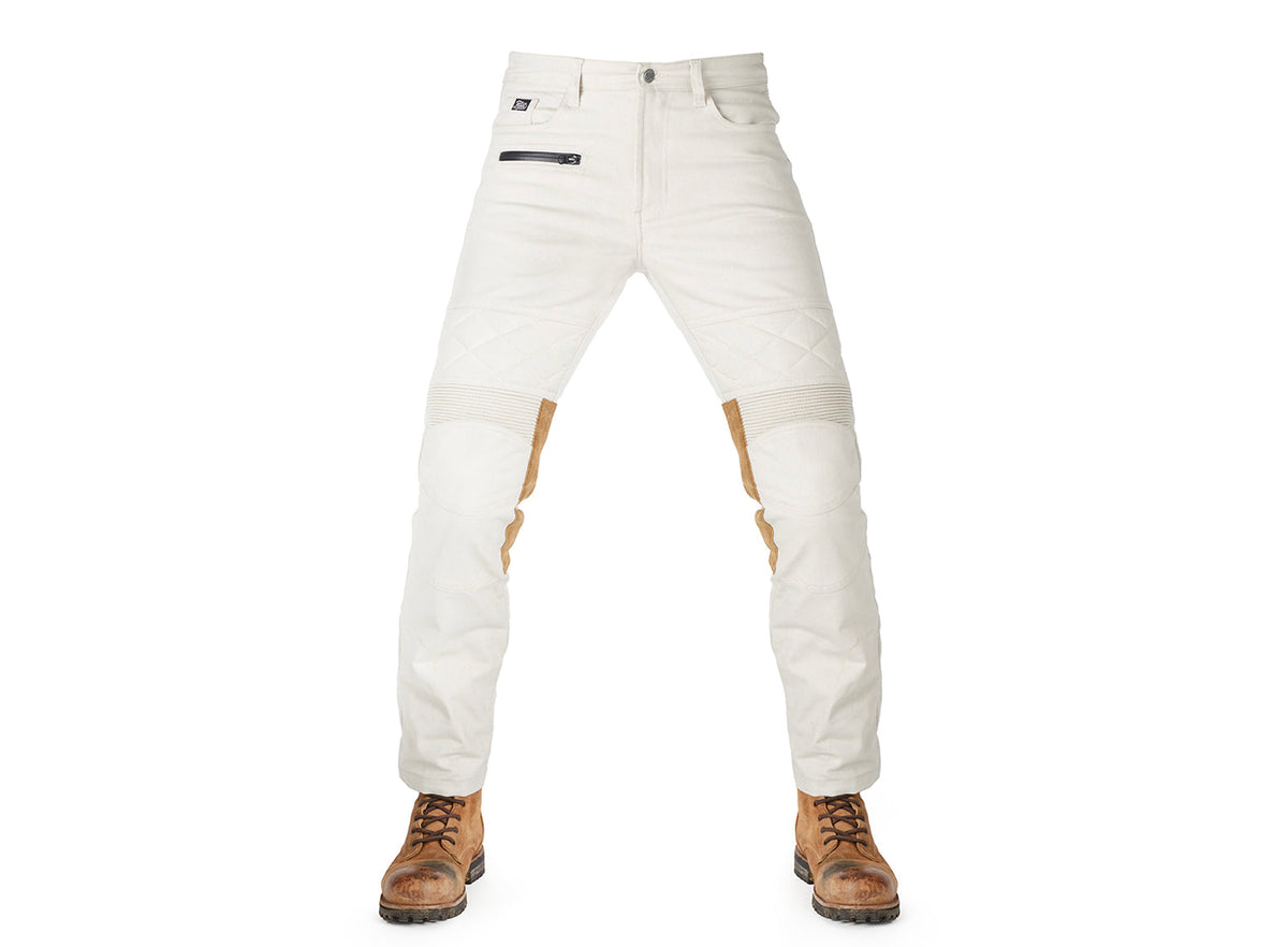 Fuel Motorcycles Sergeant 2 Trousers - Colonial White - Salt Flats Clothing