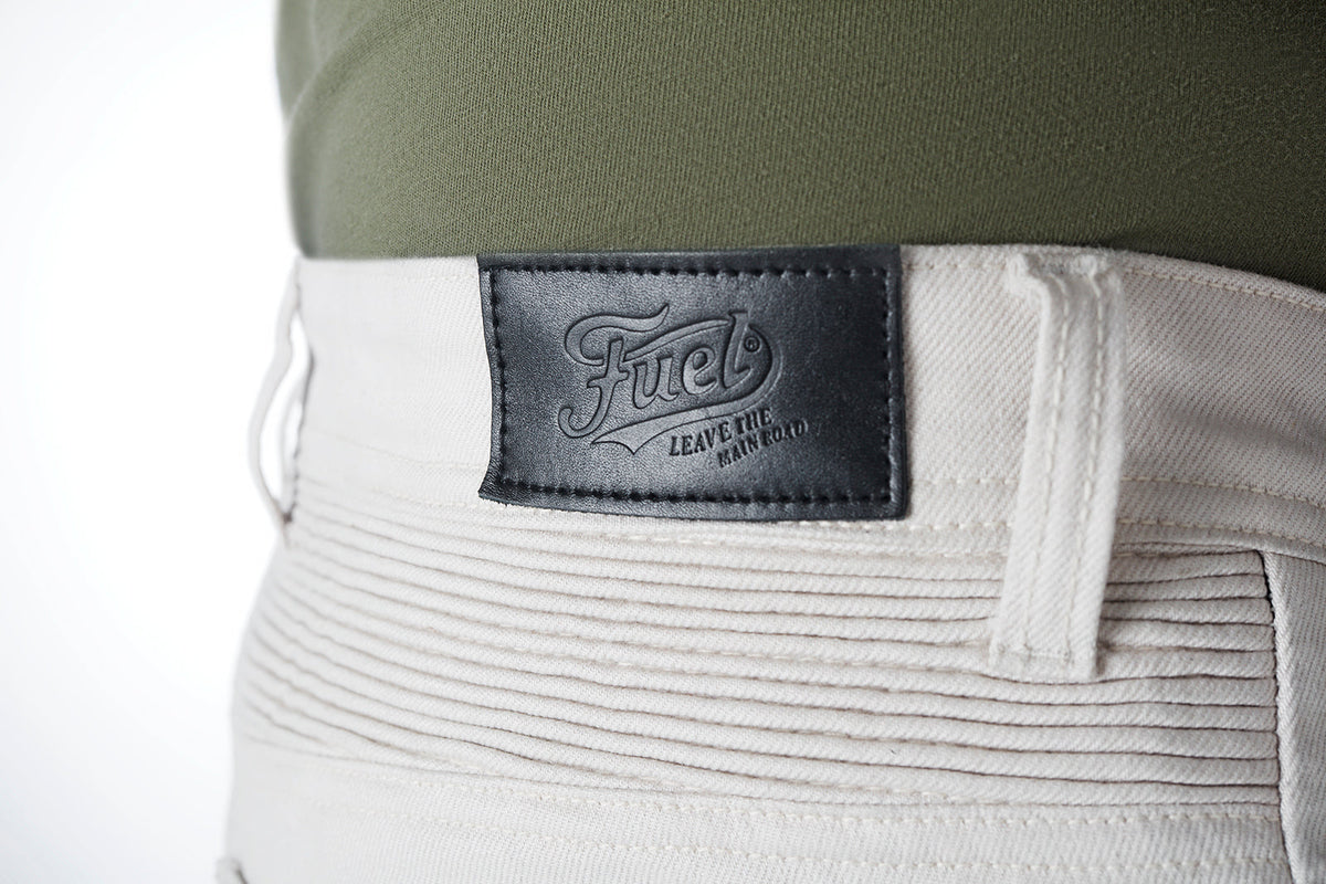 Fuel Motorcycles Sergeant 2 Trousers - Colonial White - Salt Flats Clothing