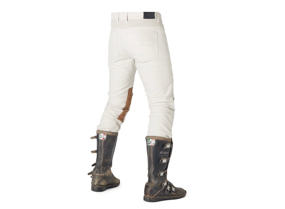 Fuel Motorcycles Sergeant 2 Trousers - Colonial White - Salt Flats Clothing