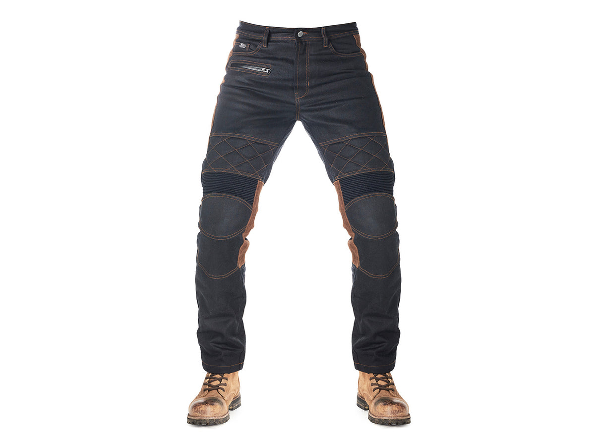 Fuel Motorcycles Sergeant 2 Trousers - Waxed Denim - Salt Flats Clothing