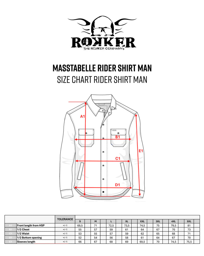 Rokker Dakota Riding Shirt - Olive - Salt Flats Clothing