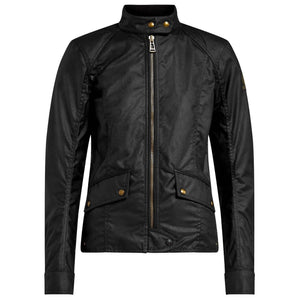 Belstaff Antrim Ladies Jacket TekWax 8oz - Black - Salt Flats Clothing