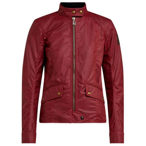 Belstaff Antrim Ladies Jacket TekWax 8oz - Racing Red - Salt Flats Clothing