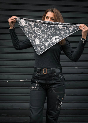 Wildust Sisters Wild Spirit Scarf - Grey - Salt Flats Clothing