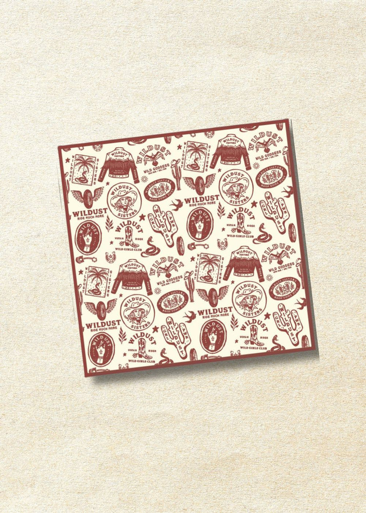 Wildust Sisters Wild Spirit Scarf - Red - Salt Flats Clothing