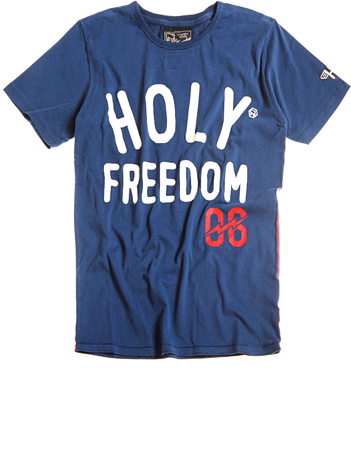 Salt Flats Clothing  - Holy Freedom Holy Blue T'Shirt