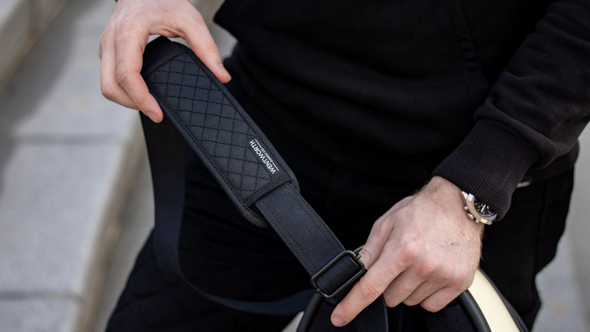 Wentworth Goods Co Wax Cotton Helmet Sling - Black