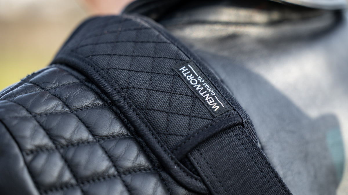 Wentworth Goods Co Wax Cotton Helmet Sling - Black