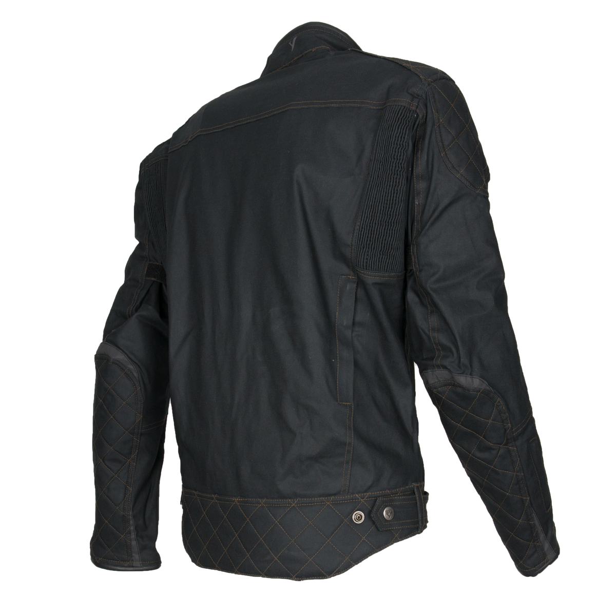 ByCity Mens Belfast Black Waxed Cotton Jacket